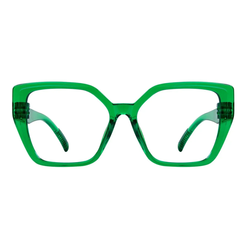 30% Blue Light Blocking Reading Glasses Oversized Screwless R2314 - B15eyekeeper.com