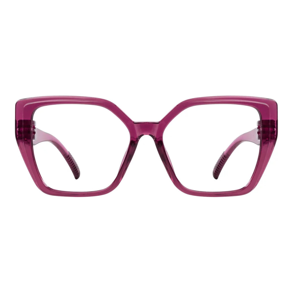 30% Blue Light Blocking Reading Glasses Oversized Screwless R2314 - B15eyekeeper.com