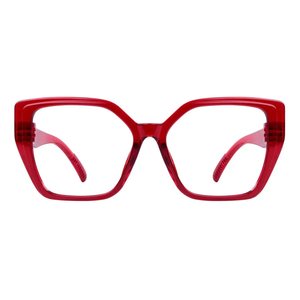 30% Blue Light Blocking Reading Glasses Oversized Screwless R2314 - B15eyekeeper.com