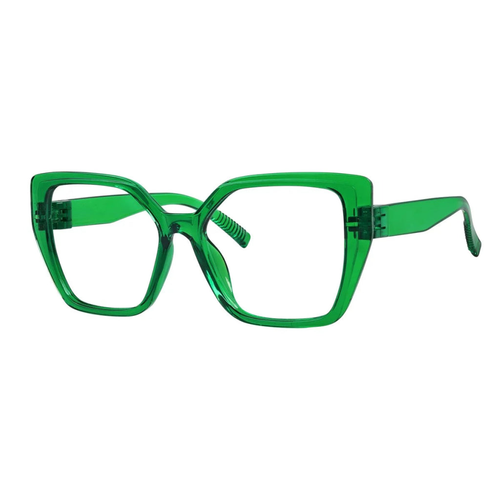 30% Blue Light Blocking Reading Glasses Oversized Screwless R2314 - B15eyekeeper.com