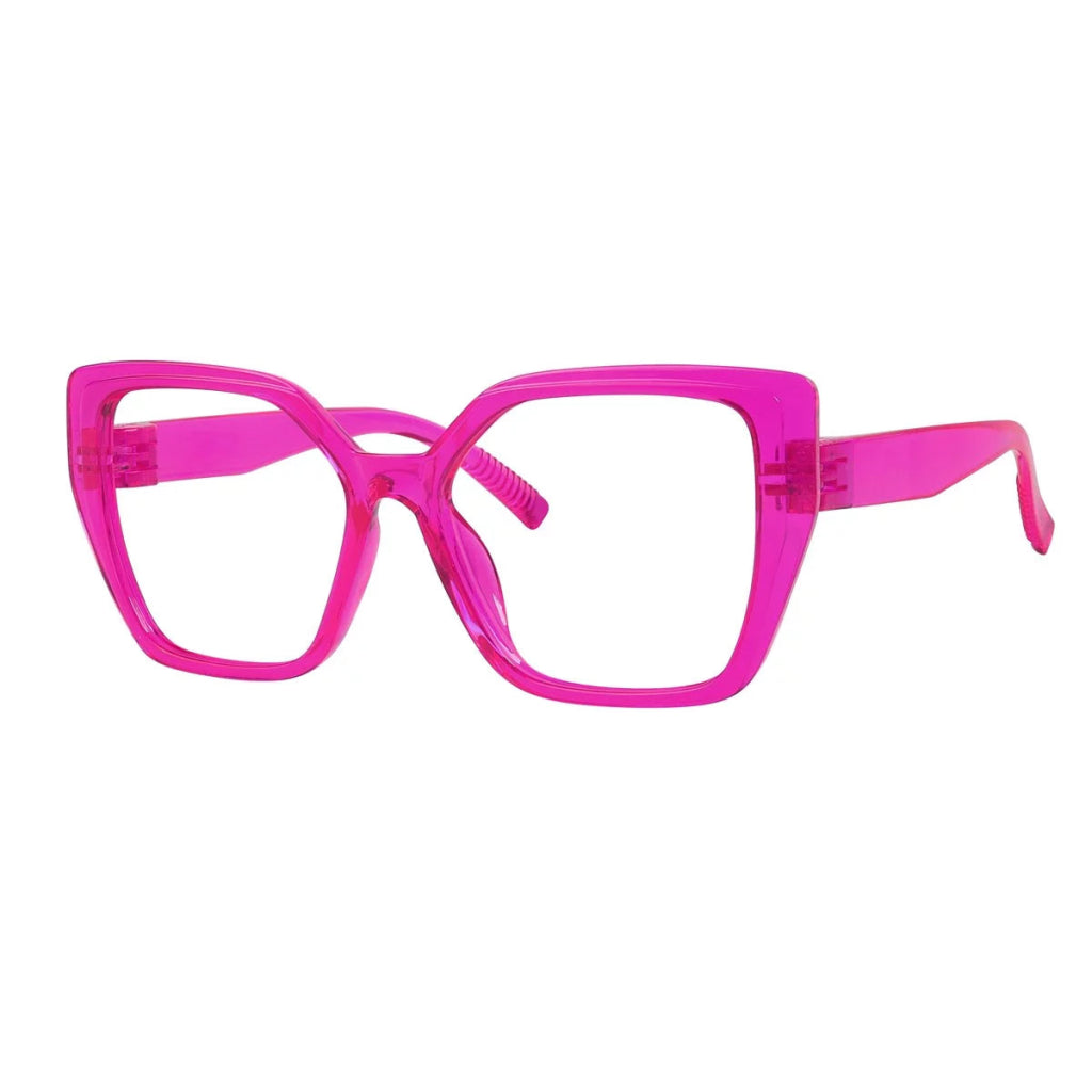 30% Blue Light Blocking Reading Glasses Oversized Screwless R2314 - B15eyekeeper.com