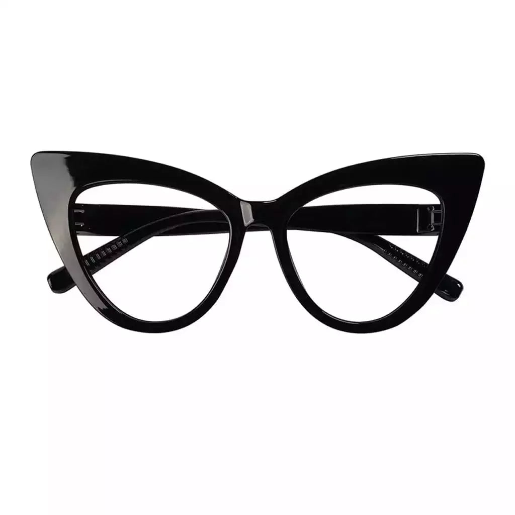 Cat - eye 30% Blue Light Blocking Reading Glasses Oversized Screwless R2318 - B15eyekeeper.com