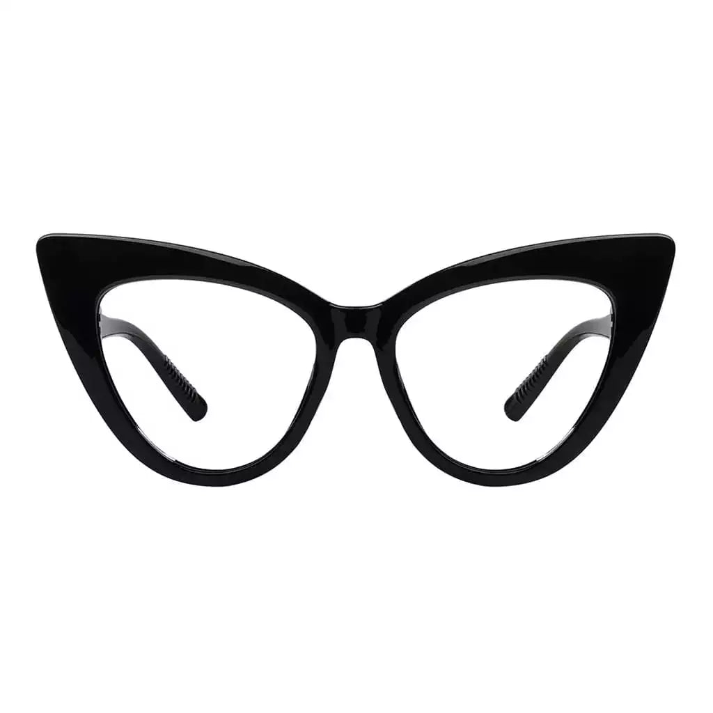 Cat - eye 30% Blue Light Blocking Reading Glasses Oversized Screwless R2318 - B15eyekeeper.com