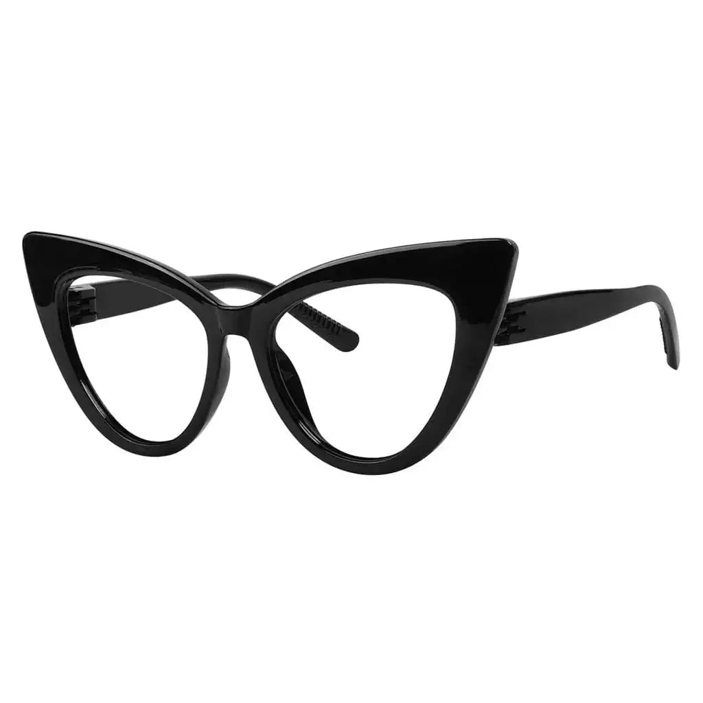 Cat - eye 30% Blue Light Blocking Reading Glasses Oversized Screwless R2318 - B15eyekeeper.com