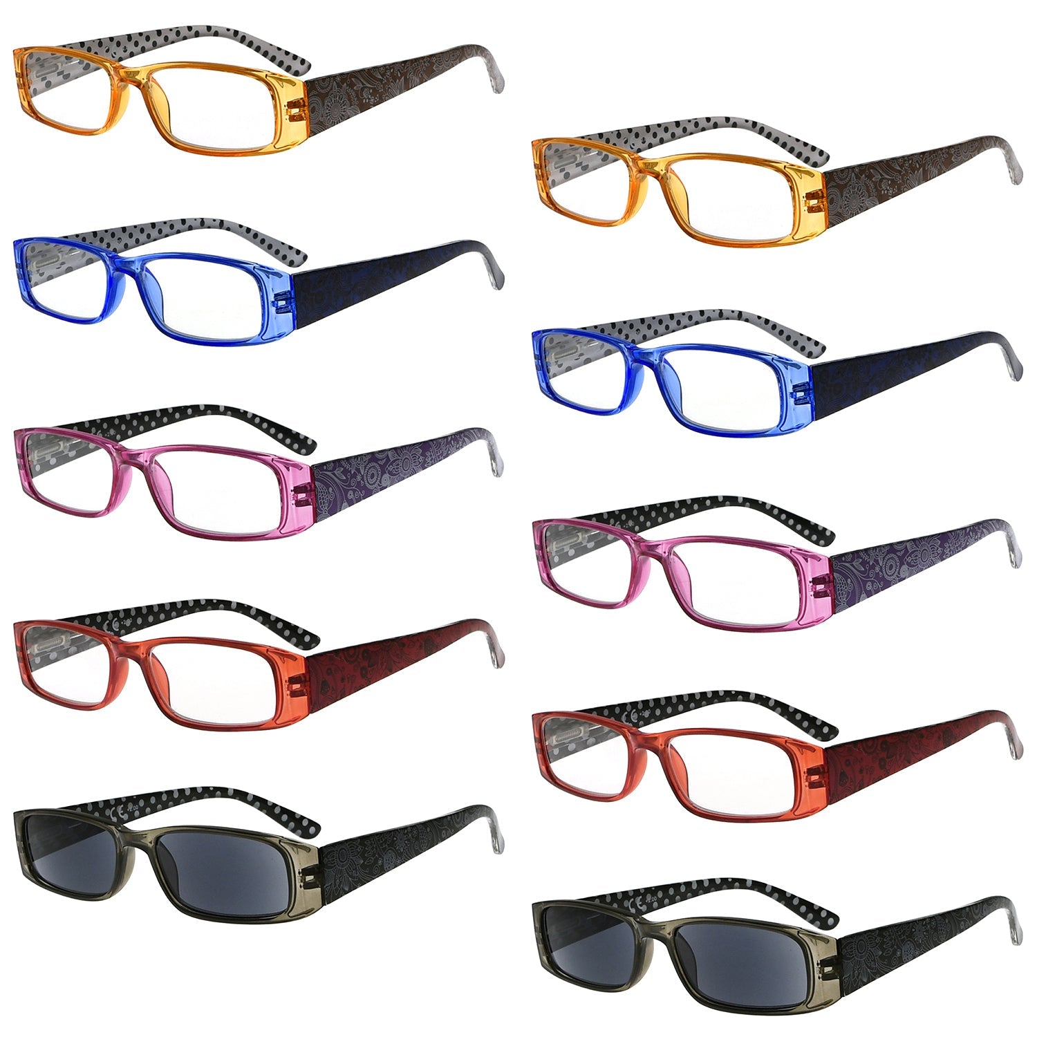 Rectangle Reading Glasses for Women R006P