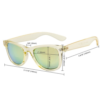 10 Pack 80's Bifocal Reading Sunglasses with Spring Hinges SGS027eyekeeper.com