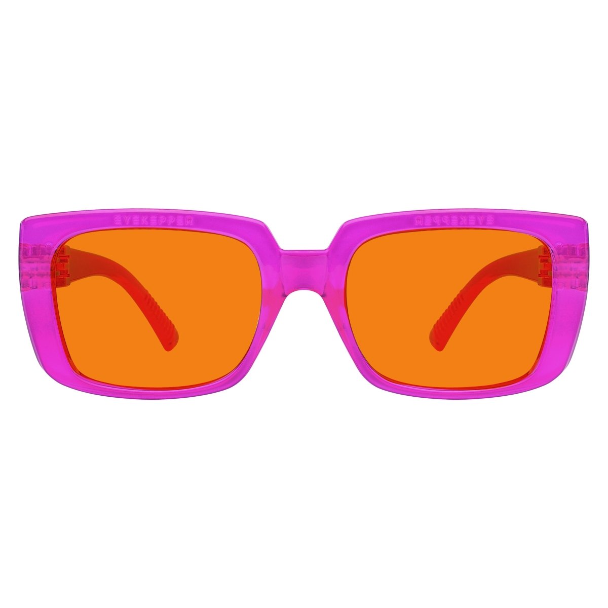 100% Blue Blocking Orange Glasses for Sleep Metalless Screwless NR9107 - B98eyekeeper.com