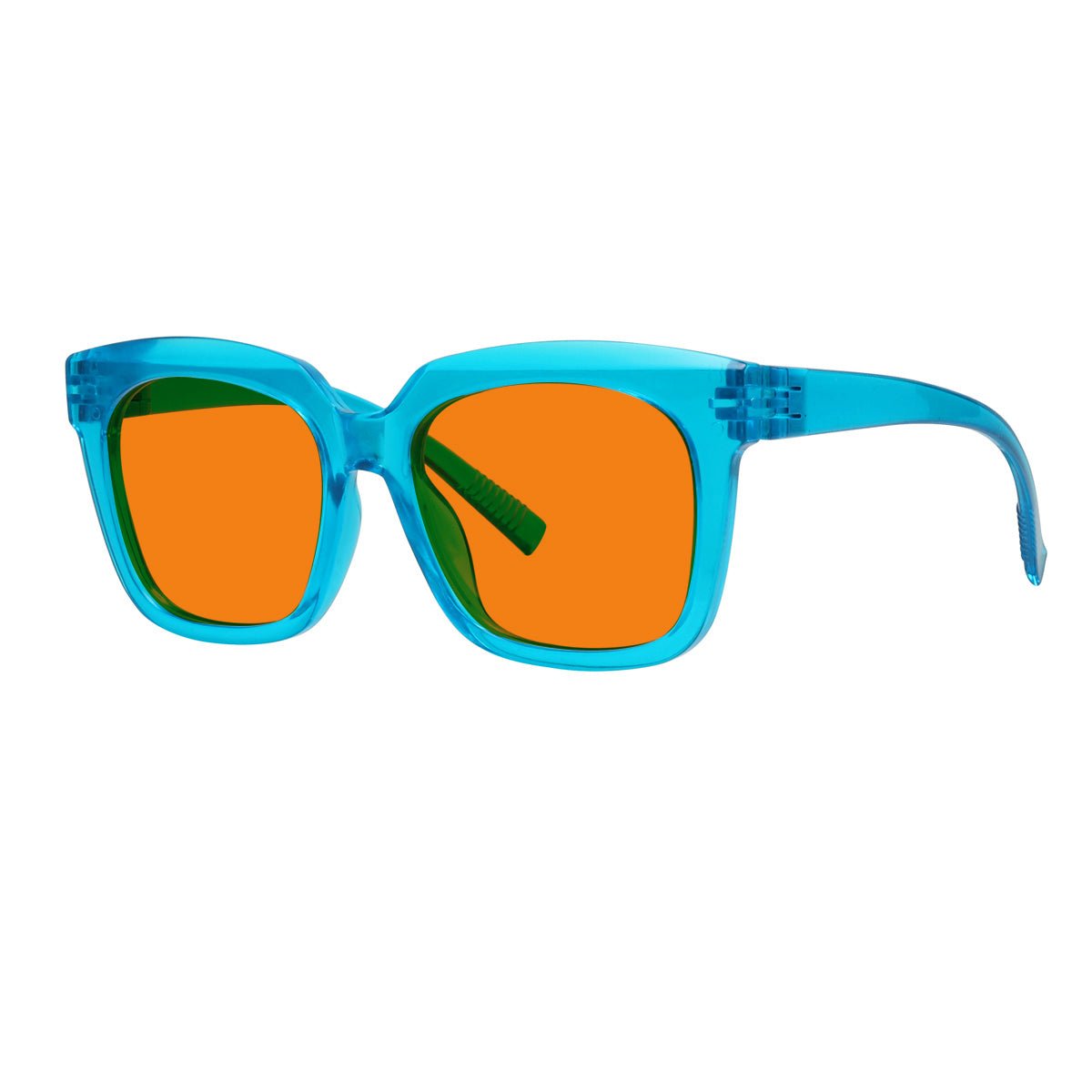 100% Blue Blocking Orange Lens for Sleep Metalless Glasses R2144 - B98eyekeeper.com