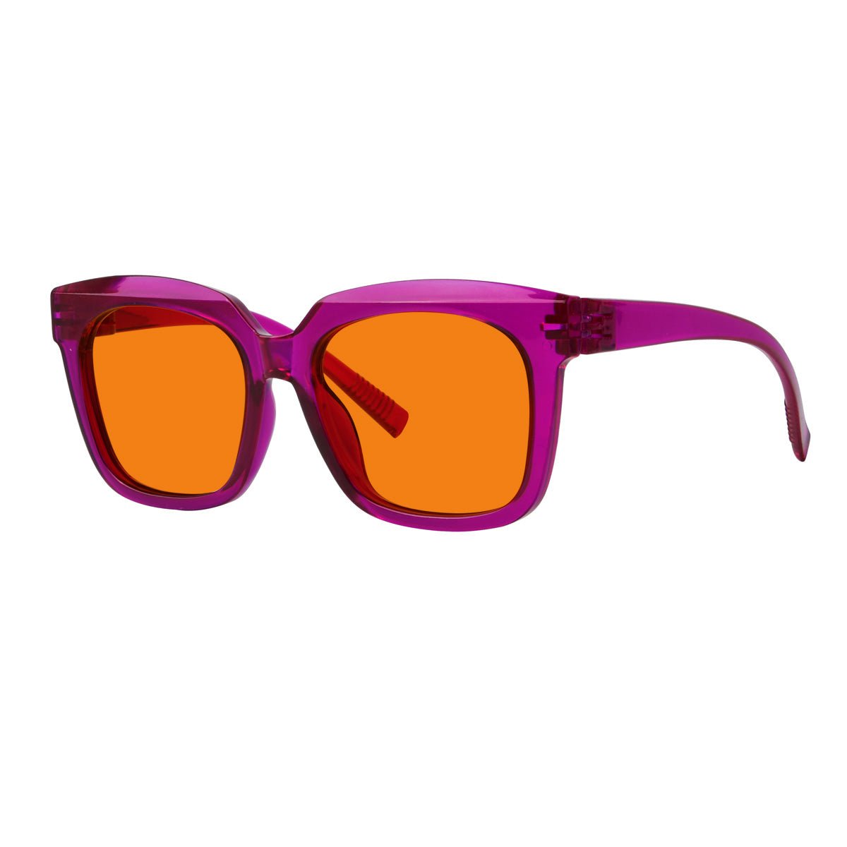 100% Blue Blocking Orange Lens for Sleep Metalless Glasses R2144 - B98eyekeeper.com