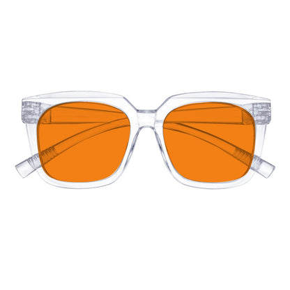 100% Blue Blocking Orange Lens for Sleep Metalless Glasses R2144 - B98eyekeeper.com