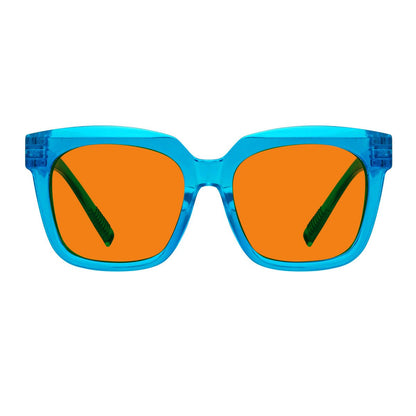 100% Blue Blocking Orange Lens for Sleep Metalless Glasses R2144 - B98eyekeeper.com