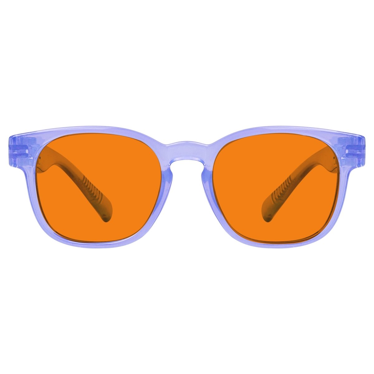 100% Blue Blocking Orange Lens Square Metalless Glasses NR144 - B98eyekeeper.com