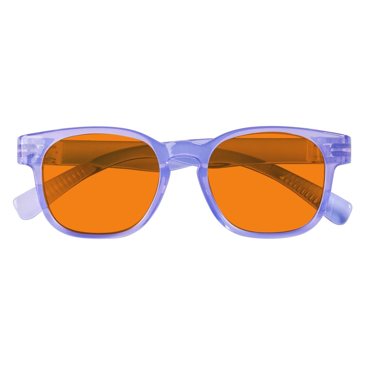 100% Blue Blocking Orange Lens Square Metalless Glasses NR144 - B98eyekeeper.com