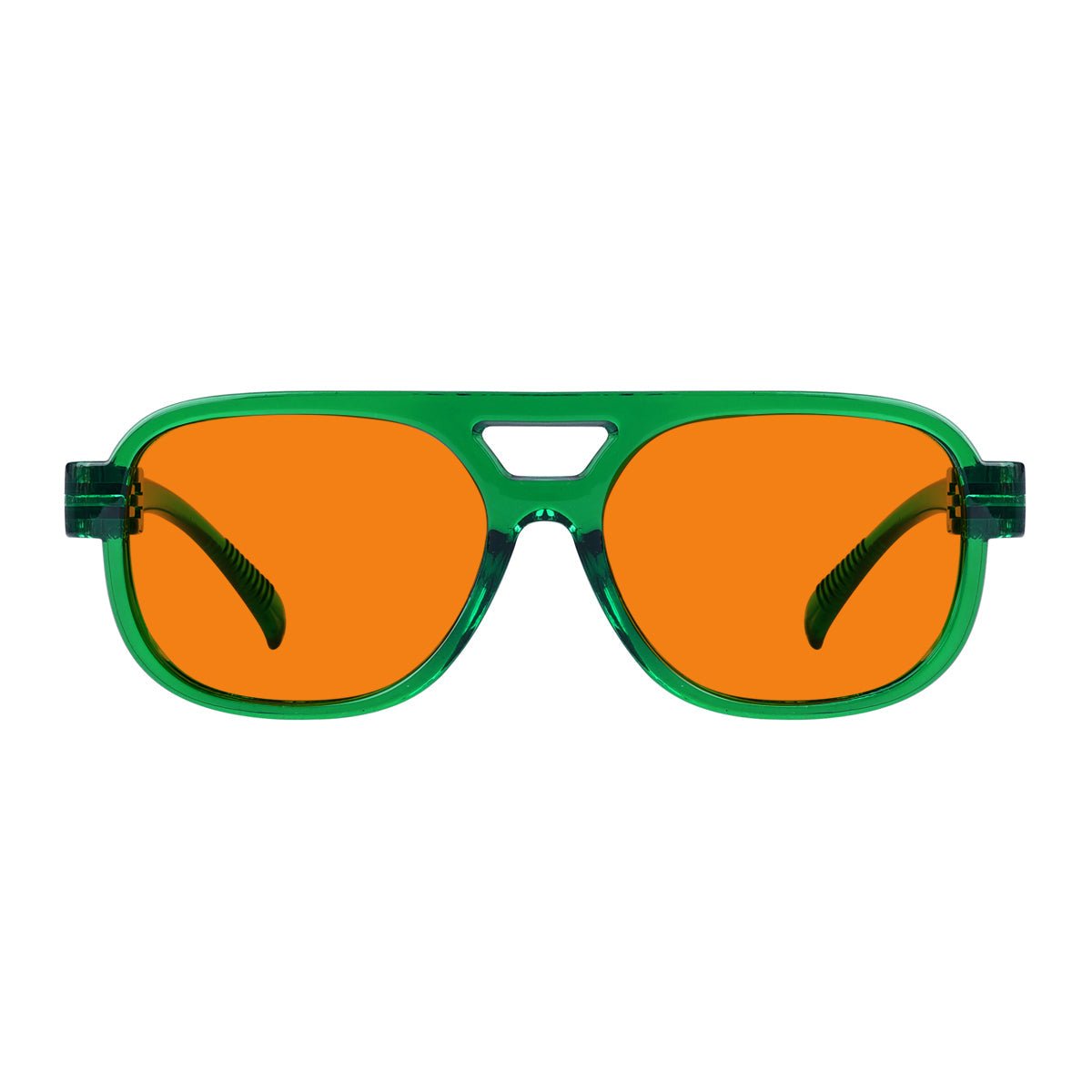 100% Blue Light Blocking Orange Lens Metalless Eyeglasses R2515 - B98eyekeeper.com