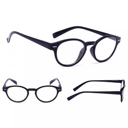 12 Pack Retro Oval Reading Glasses Key Hole Readers R091eyekeeper.com