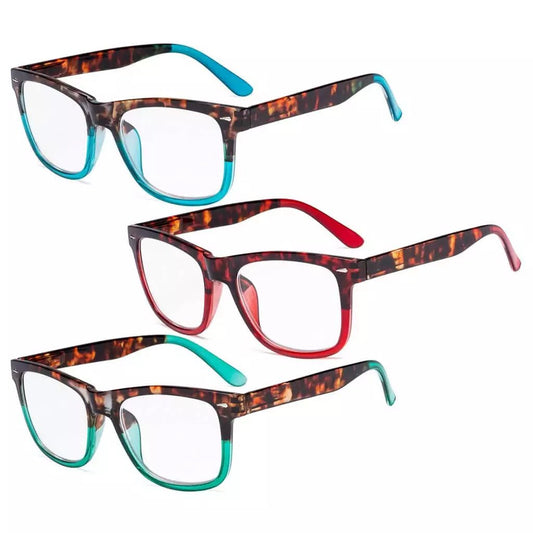 3 Pack Fashionable Stylish Readers R080Deyekeeper.com