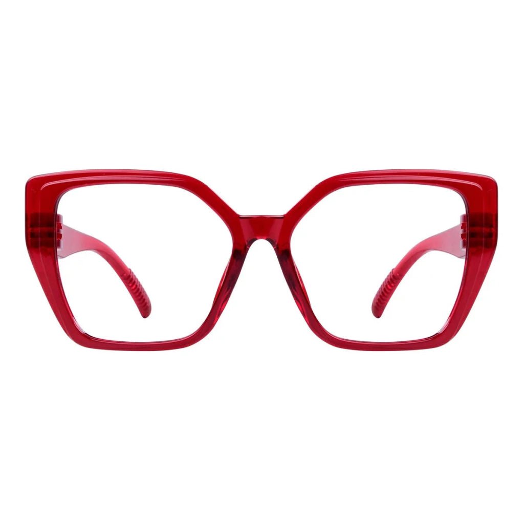 30% Blue Light Blocking Reading Glasses Oversized Screwless R2314 - B15eyekeeper.com