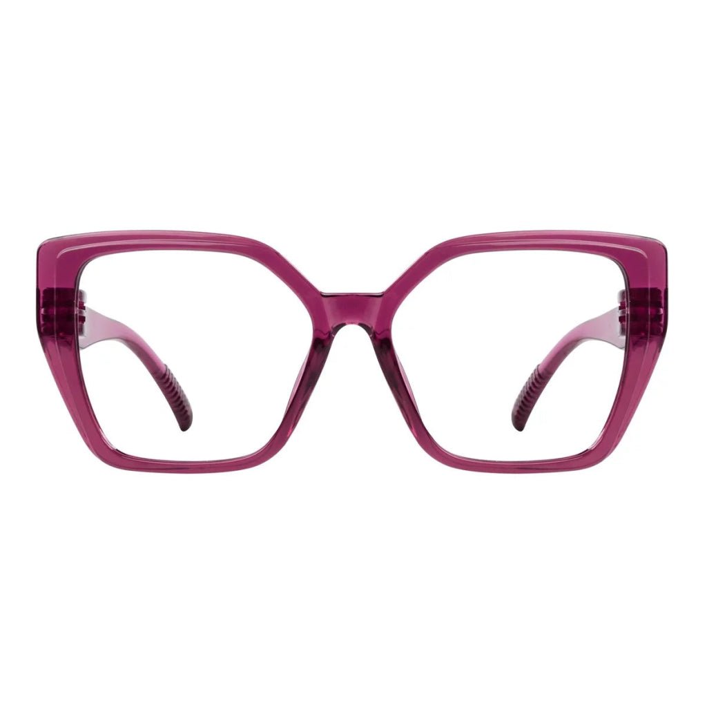 30% Blue Light Blocking Reading Glasses Oversized Screwless R2314 - B15eyekeeper.com
