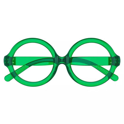 30% Blue Light Blocking Round Metalless Reading Glasses R2313 - B15eyekeeper.com