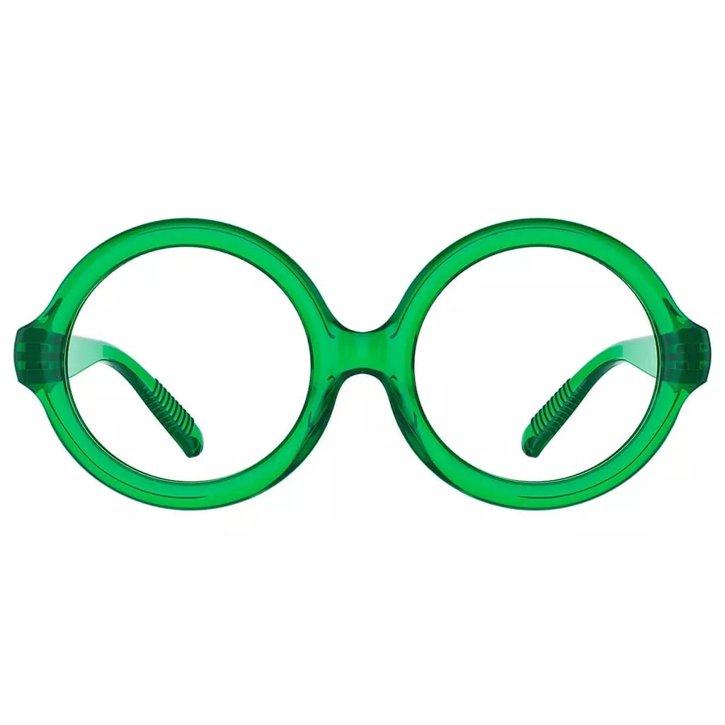 30% Blue Light Blocking Round Metalless Reading Glasses R2313 - B15eyekeeper.com