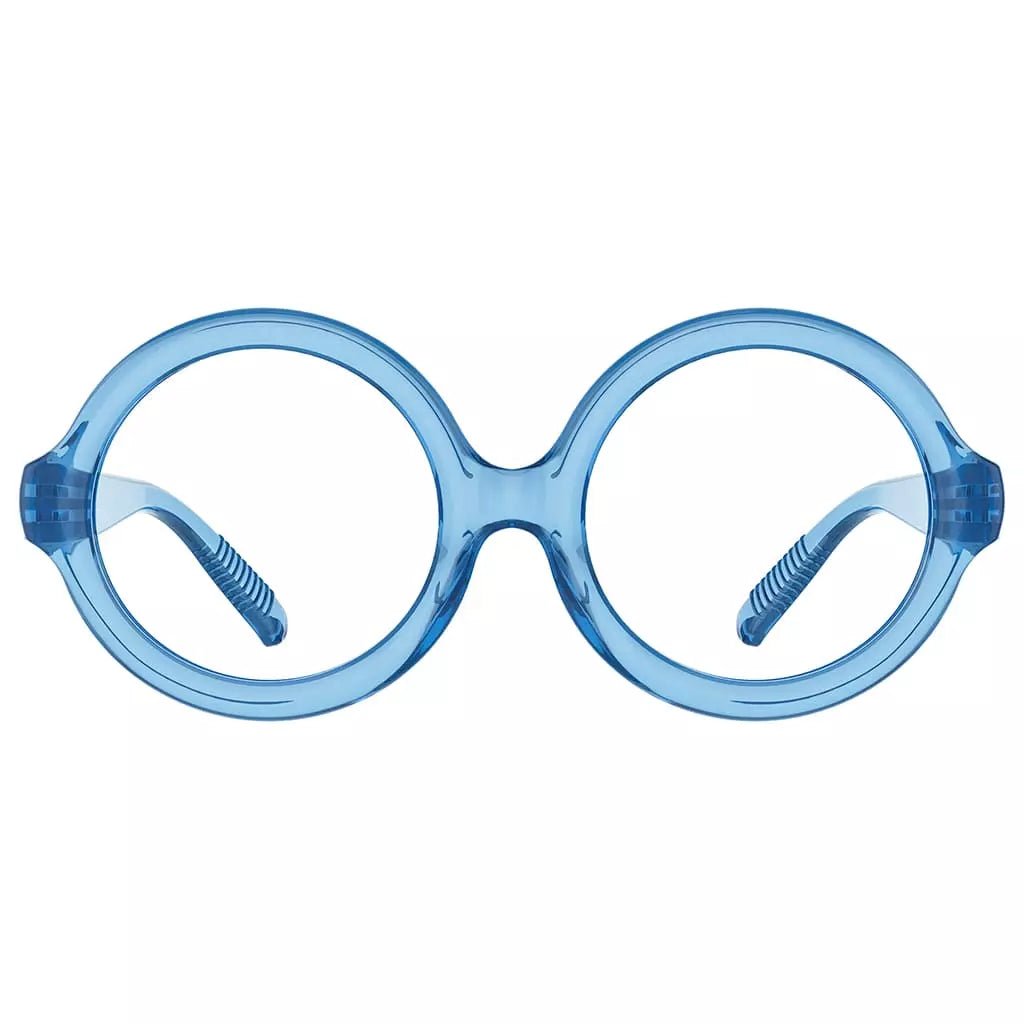 30% Blue Light Blocking Round Metalless Reading Glasses R2313 - B15eyekeeper.com