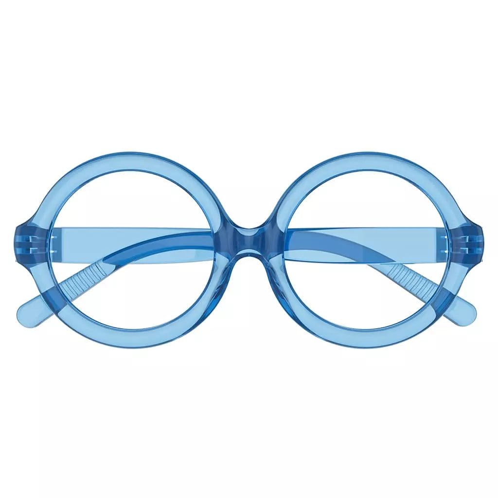 30% Blue Light Blocking Round Metalless Reading Glasses R2313 - B15eyekeeper.com