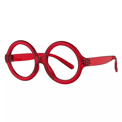 30% Blue Light Blocking Round Metalless Reading Glasses R2313 - B15eyekeeper.com