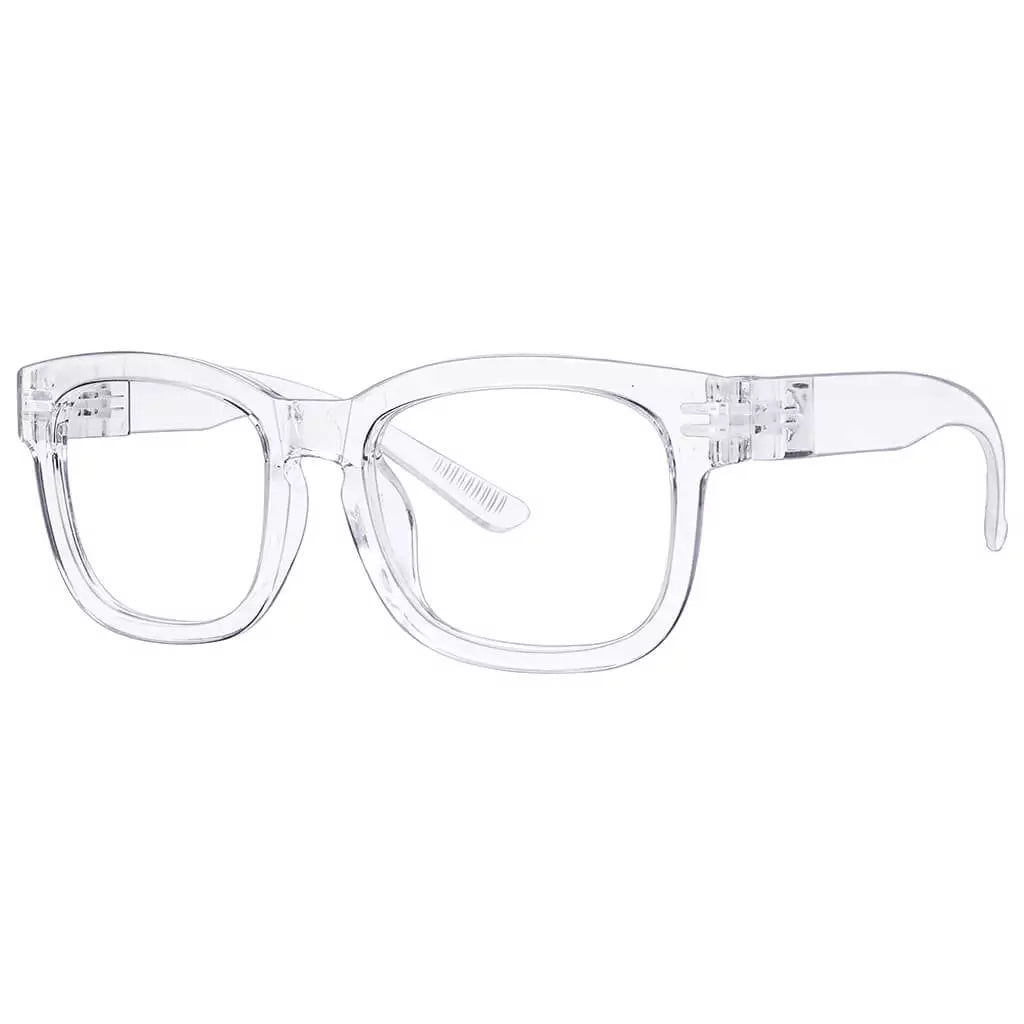 30% Blue Light Blocking Square Metalless Screwless Eyeglasses R033 - B15eyekeeper.com