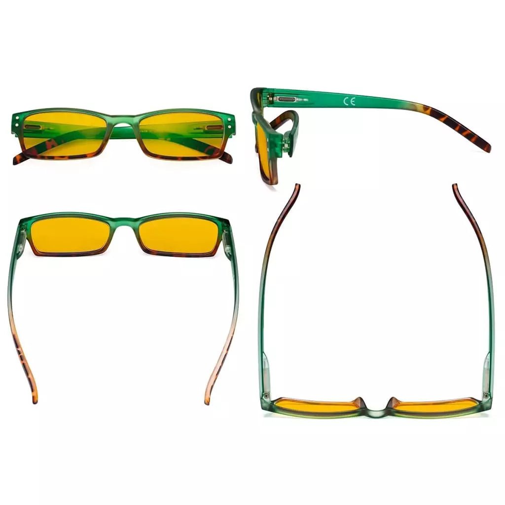 4 Pack Blue Light Blocking Reading Glasses HP012Deyekeeper.com