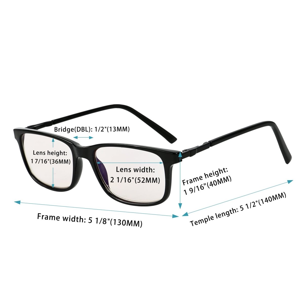 4 Pack Fashionable Blue Light Filter Reading Glasses CGTR010eyekeeper.com