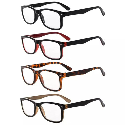 4 Pack Vintage Reading Glasses R075eyekeeper.com