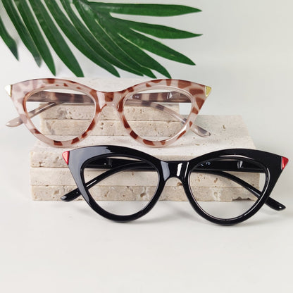 5 Pack Cat - eye Fashionable Reading Glasses Style Readers R2103eyekeeper.com