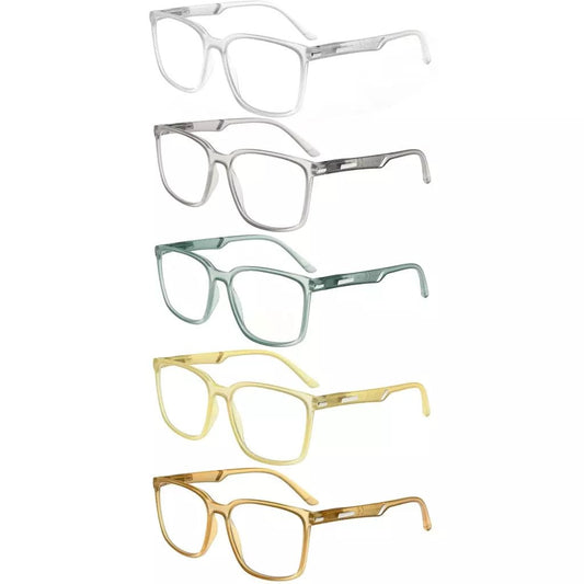 5 Pack Chic Modern Frame Reading Glasses R151eyekeeper.com
