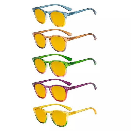 5 Pack Stylish Blue Light Blocking Readers HP144eyekeeper.com