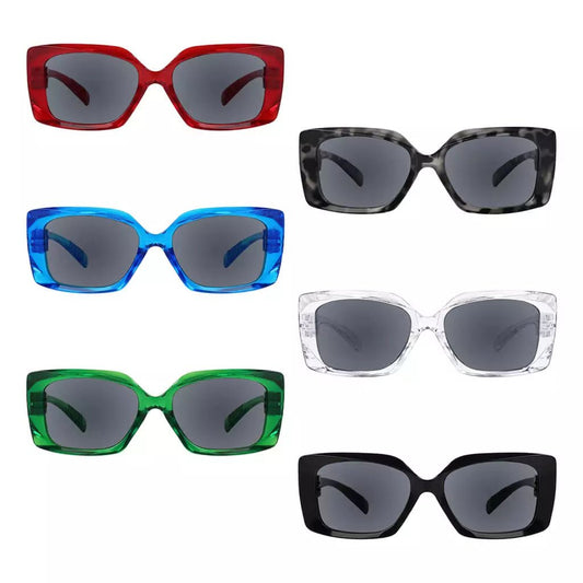 6 Pack Thicker Metalless Screwless Spring Hinge Sunglasses NR2010Seyekeeper.com