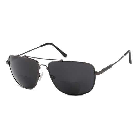 Pilot Style Polarized Bifocal Sunglasses Readers PGSG1801