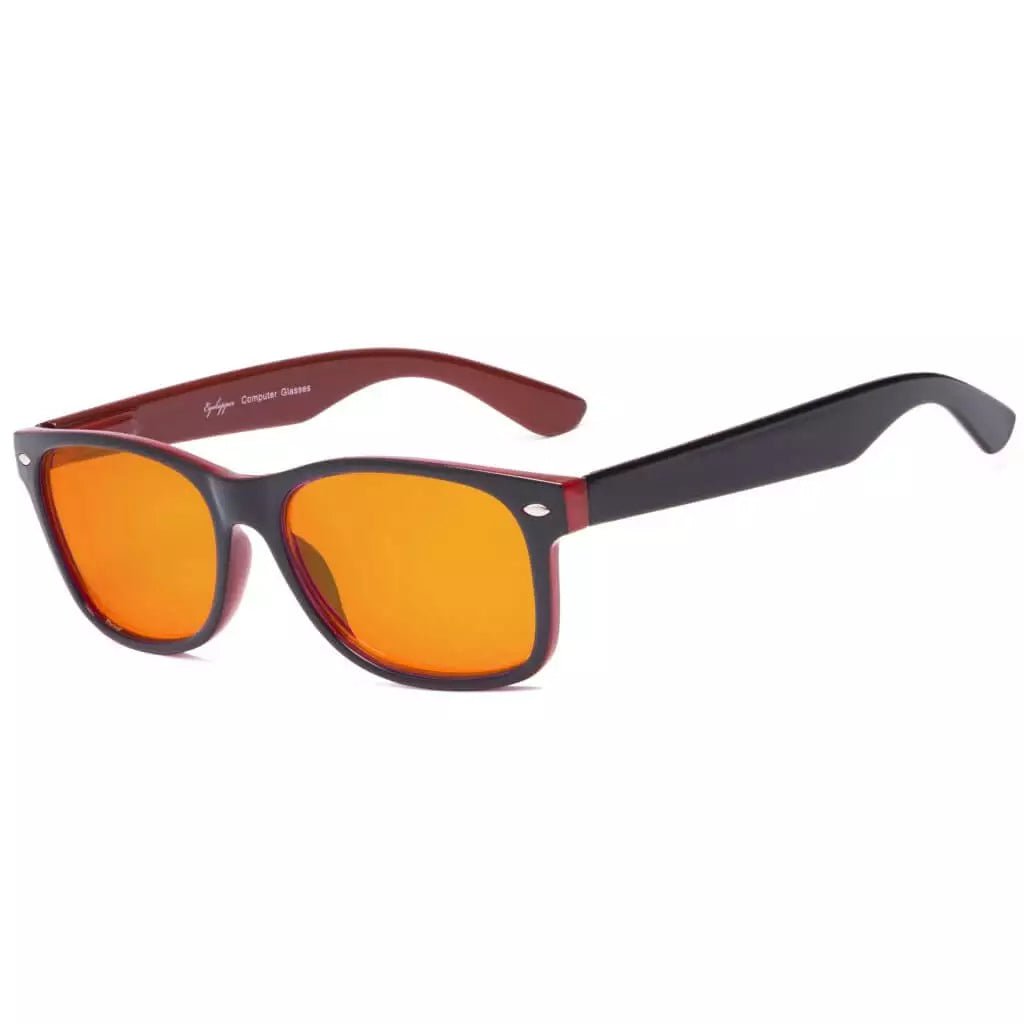Blue Light Blocking Eyeglasses Nighttime Eyewear for Sleep DSS109eyekeeper.com
