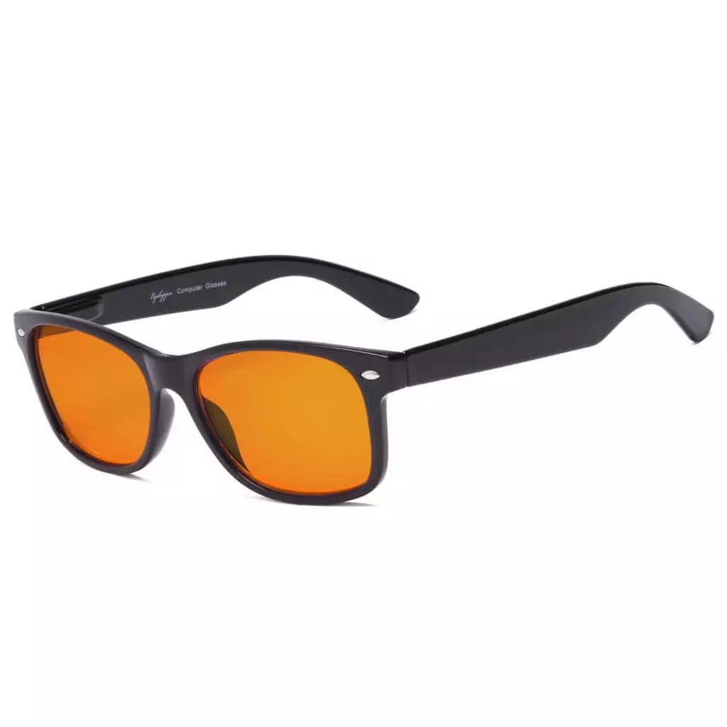 Blue Light Blocking Eyeglasses Nighttime Eyewear for Sleep DSS109eyekeeper.com