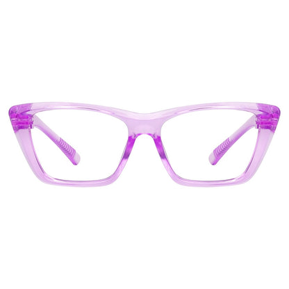 Cat - eye 30% Blue Light Blocking Metalless Screwless Glasses R2514 - B15eyekeeper.com