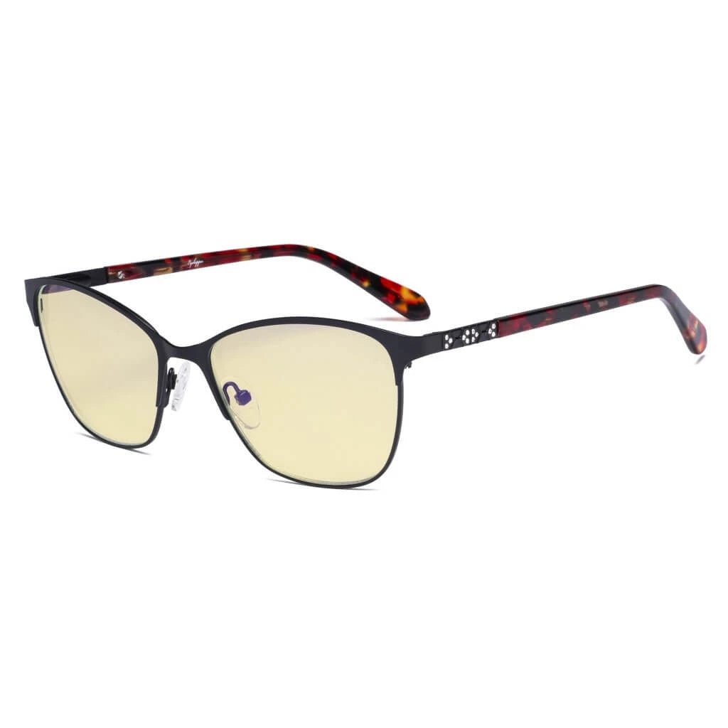 Cat - eye Blue Light Blocking Eyeglasses LX19023 - BB60eyekeeper.com