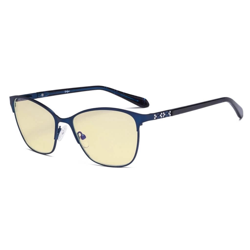 Cat - eye Blue Light Blocking Eyeglasses LX19023 - BB60eyekeeper.com