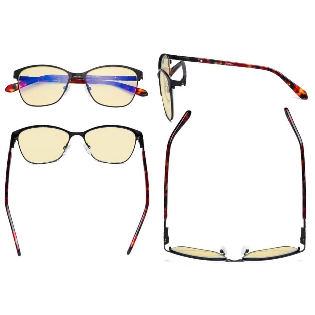 Cat - eye Blue Light Blocking Eyeglasses LX19023 - BB60eyekeeper.com