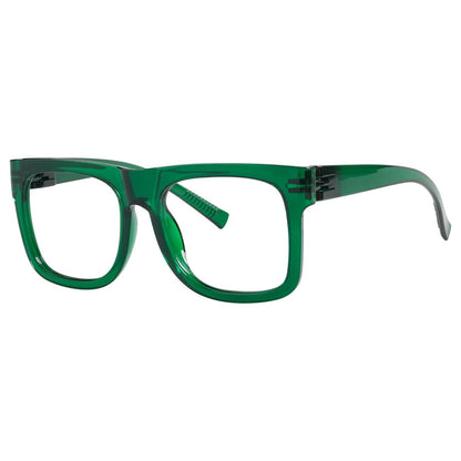 Large Frame 30% Blue Light Blocking Metalless Screwless Glasses R2316 - B15eyekeeper.com