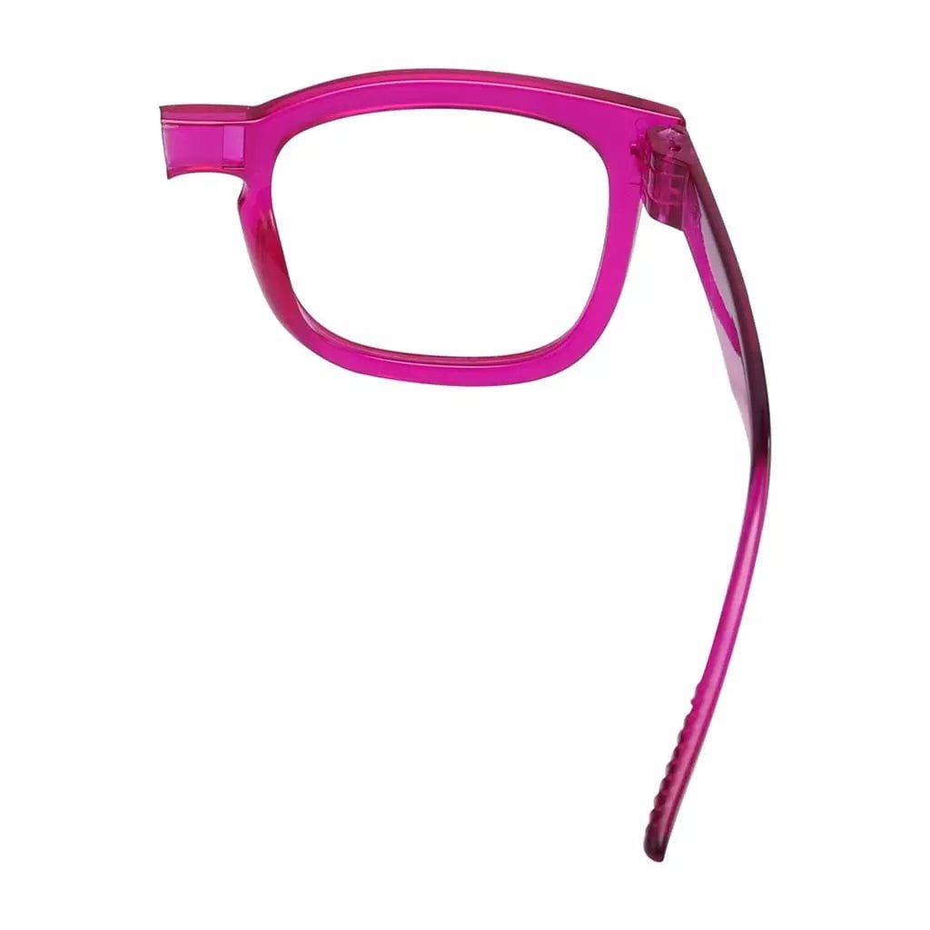 (Must Buy Both Eye) Metalless Screwless Reading Glasses with Different Strength PR033 (Rose)eyekeeper.com