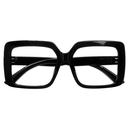 Oversized 30% Blue Light Blocking Glasses Metalless Screwless Glasses R2311 - B15eyekeeper.com