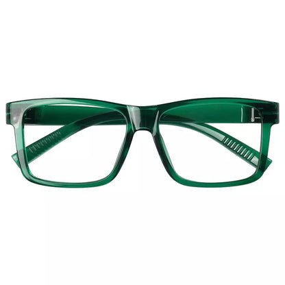 Oversized 30% Blue Light Blocking Metalless Reading Glasses R2508 - B15eyekeeper.com
