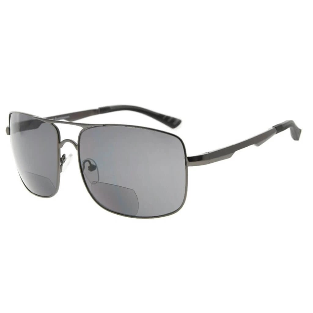 Pilot Style Polarized Bifocal Reading Sunglasses PGSG804eyekeeper.com