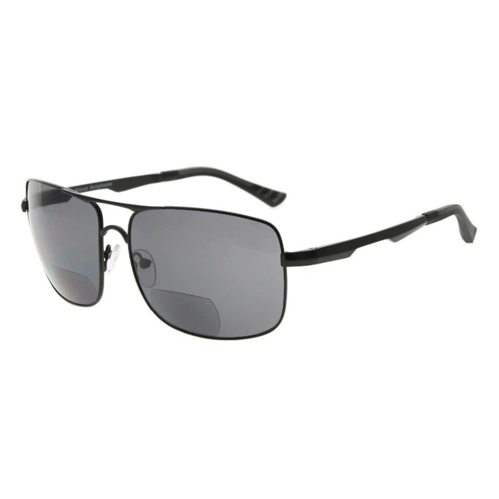 Pilot Style Polarized Bifocal Reading Sunglasses PGSG804eyekeeper.com