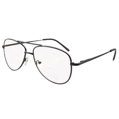 Bifokal-Lesebrille mit Polycarbonat-Gläsern für Piloten SG1502