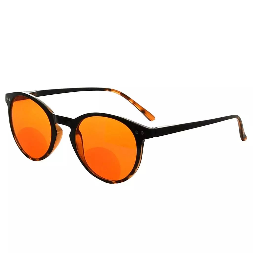 Round Bifocal Blue Light Blocking Readers Nighttime DSS005eyekeeper.com